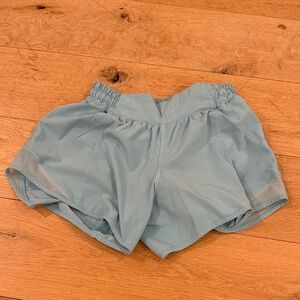 lululemon athletica tidewater teal hoots hots 4”